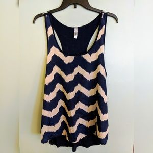 Summer razorback tank top